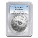 1996-D Olympic High Jump $1 Silver Commem MS-69 PCGS 1996-D Olympic High Jump $1 Silver Commem MS-69 PCGS